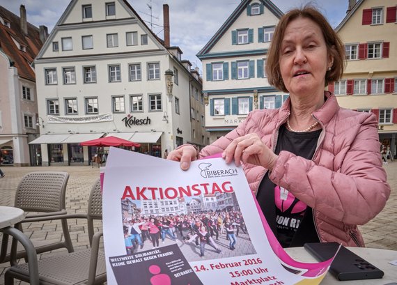 Maria Willburger wollte an diesem Tag eigentlich auf Gewalt gegen Frauen aufmerksam machen. Maria Willburger wollte an diesem Tag eigentlich auf Gewalt gegen Frauen aufmerksam machen.