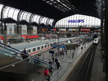 Hamburg Hauptbahnhof.