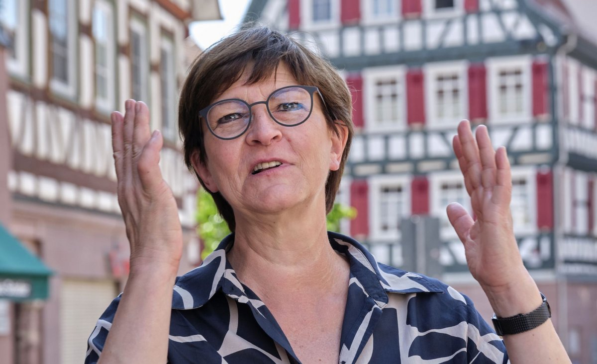 Die Frau von der Basis – Saskia Esken in ihrer Heimatstadt Calw. Fotos: Joachim E. Röttgers