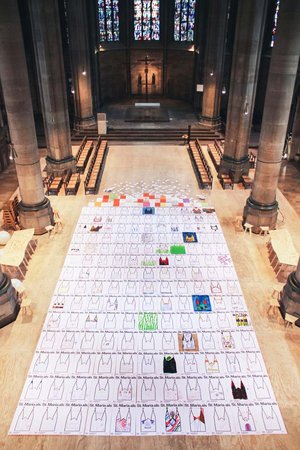 Auf den Ideenplakaten ließen die Besucher ihrer Fantasie freien Lauf.