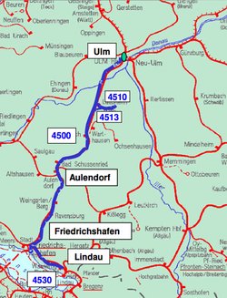 Der Streckenverlauf der Südbahn. Grafik: DB Netze