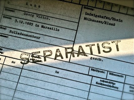 Die Gestapo-Karteikarte von Georg Viktor Kunz. Foto: ISD