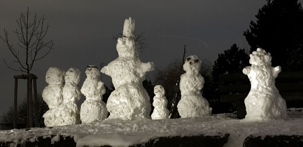 Schneemanns Familie ist komplett. Aminas nicht. Fotos: Joachim E. Röttgers