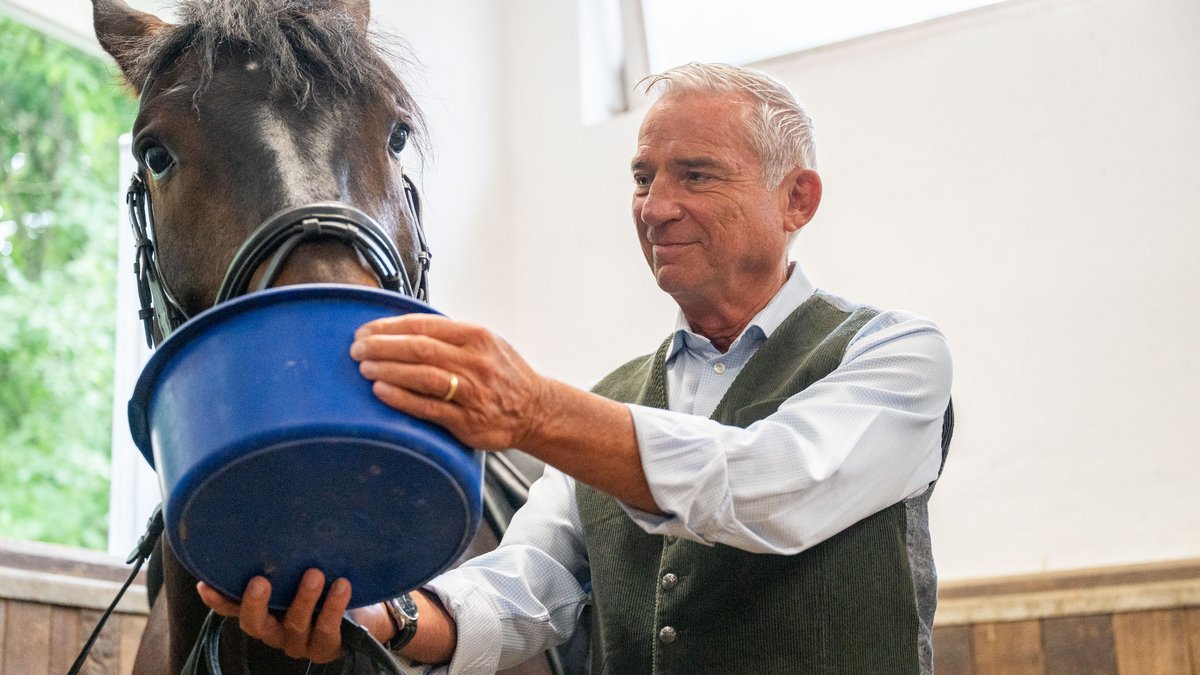 Der Innenminister und Flori.