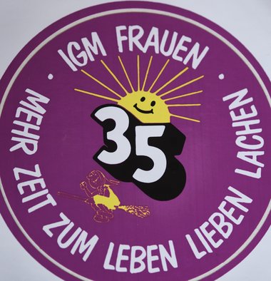 Es geht nich timmer nur ums Arbeiten: Kampagne der IG-Metall-Frauen 1984.