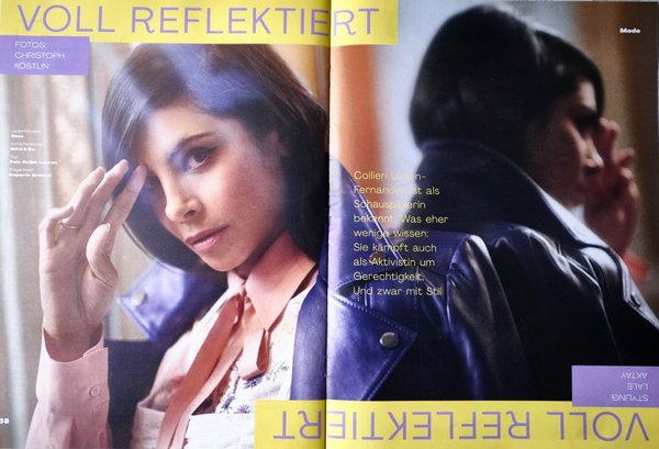 Sie ist nicht nur reflektiert, sondern "selbst längst Multimillionärin". Prima. 