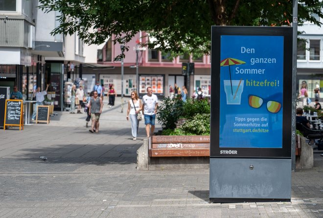 Hitzefrei? Die Stadt Stuttgart wirbt für ihre Tipps gegen die Sommerhitze. Foto: Jens Volle