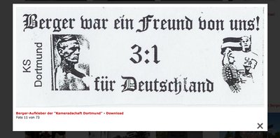 Aufkleber der Neonazi-"Kameradschaft Dortmund". Screenshot: indymedia