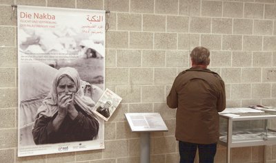"Die Nakba" irritiert. Foto: Stefan Junger