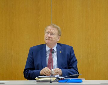 Ausschussvorsitzender Wolfgang Drexler (SPD).