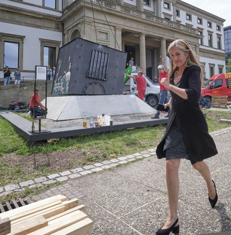 Veronika Kienzle kommt gerannt, aber ...