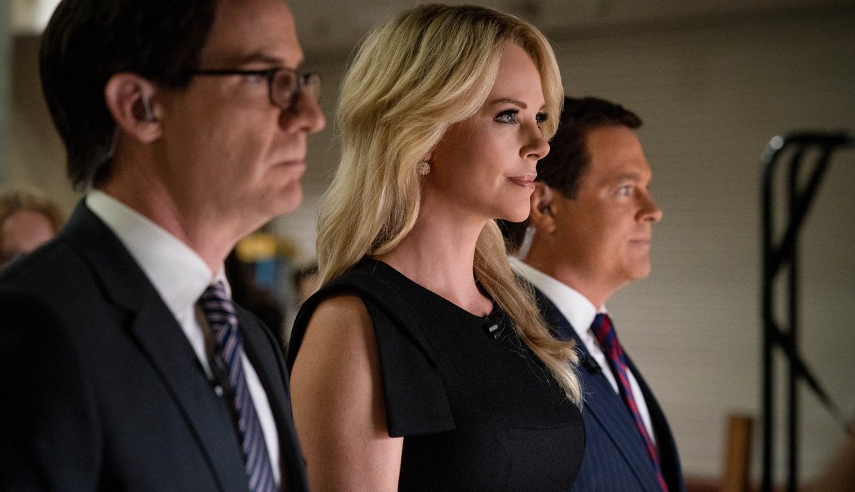 Megyn Kelly (Charlize Theron) in der Männerdomäne von Fox News. Fotos: Wild Bunch Germany