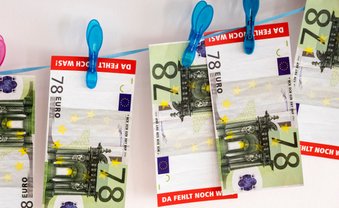 Hoppla, die Kasse ist leer