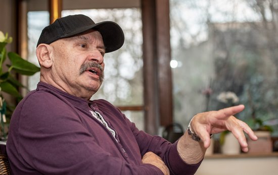 Richard Guttenberger, Vater der Brüder Mano und Knebo. Foto: Jens Volle