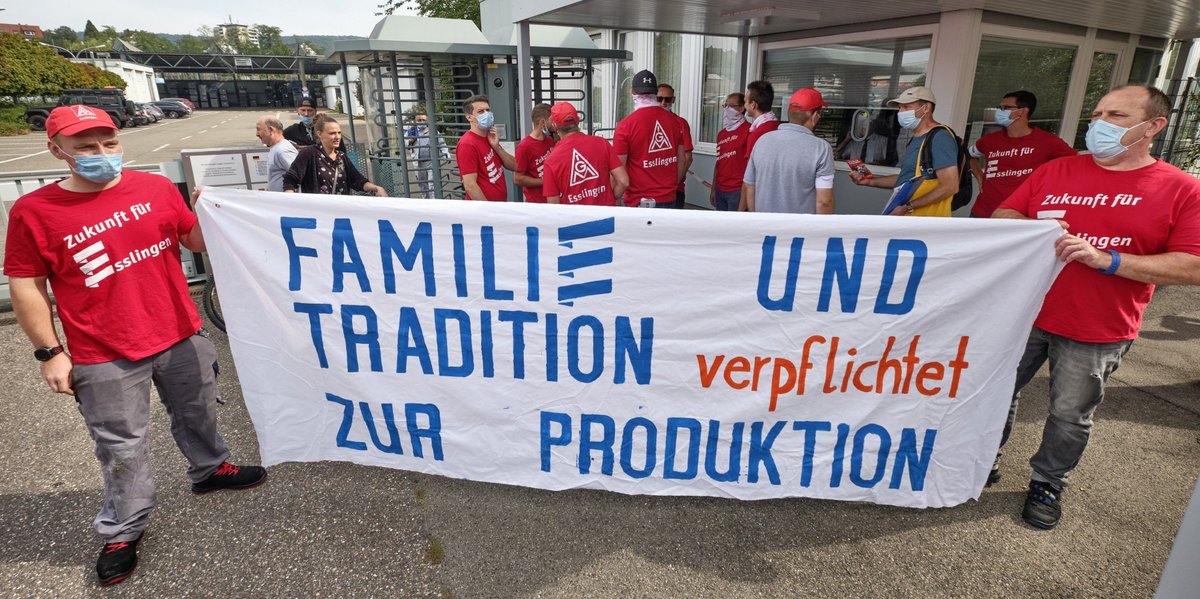 Die Einwände der Beschäftigten gegen die Werkschließung bei Eberspächer interessieren das Esslinger Unternehmen nicht. Fotos: Joachim E. Röttgers