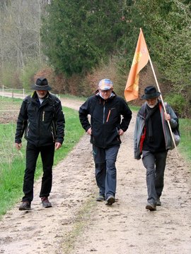 Ein Zweig des Jakobswegs führt auch durch Frickenhausen.