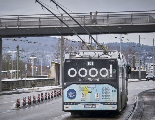 O-Busse sind viel leiser und effizienter als Diesel-Busse.