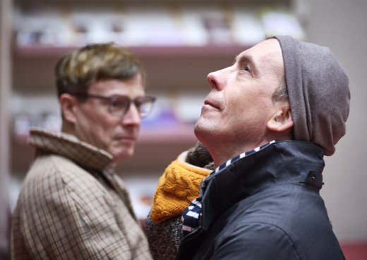 ... mit Matthias Gronemeyer (hinten) und Timo Brunke (vorne). ... mit Matthias Gronemeyer (hinten) und Timo Brunke (vorne).