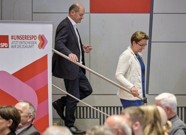 Olaf Scholz, Klara Geywitz.