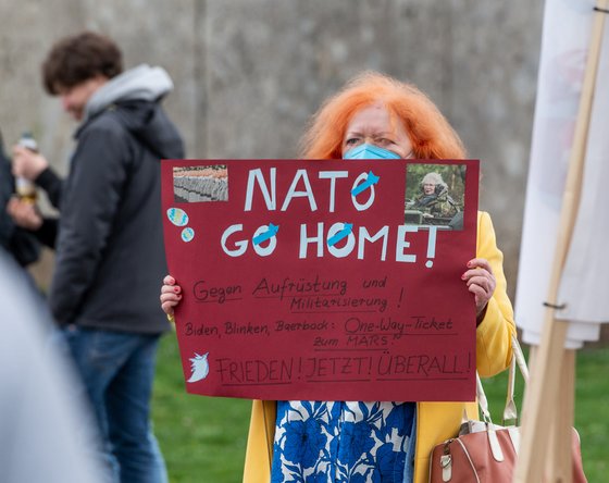 Was wäre ein Ostermarsch ohne Kritik an der Nato?