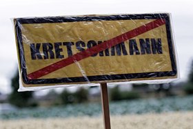 Kretschmanns Kritiker als Minderheit. Foto: Joachim E. Röttgers