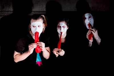 Szene aus "Sündenbock". Foto: Felix Grünschloß/Rampe