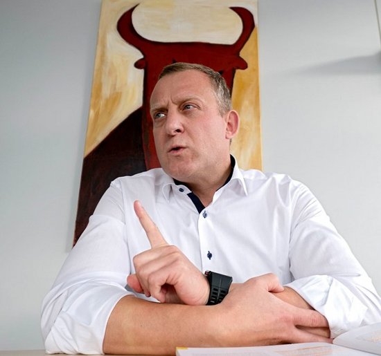 Roman Zitzelsberger dürfen keine Hörner aufgesetzt werden.