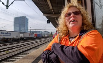 Rangierbegleiterin Marit Picht.