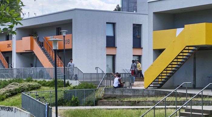 Alarmismus nicht angebracht: Flüchtlingsunterbringung, hier in Stuttgart-Degerloch. Foto: Joachim E. Röttgers