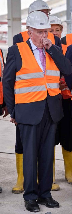 Ohne Gummistiefel: Ex-Ministerpräsident Erwin Teufel. 