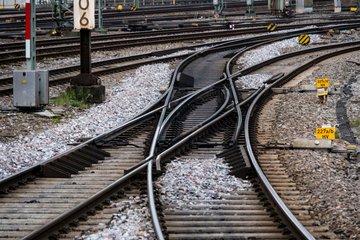 Werden im DB-Streckennetz immer weniger: Weichen. Foto: Joachim E. Röttgers