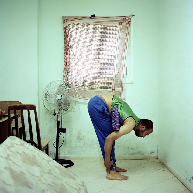 Bir Zaid, Westbank, Palästina, 2015: Zirkuslehrer Mohammad Faisal Abu Sacha in seinem Haus. Kurz darauf kam er ohne Anklage und Prozess ins Gefängnis.