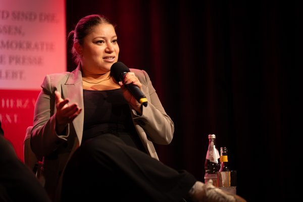 Die Deutsch-Palästinenserin Rachaa Chahade wehrt sich gegen Rassismus.