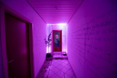 Früher Flur heute Kunst: Das Kollektiv sucht ungewöhnliche Orte in der Stadt. 