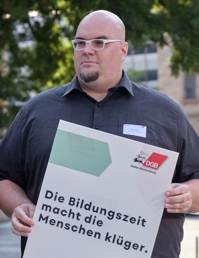 Eine Ausbildungsumlage will Jens Liedtke, DGB.