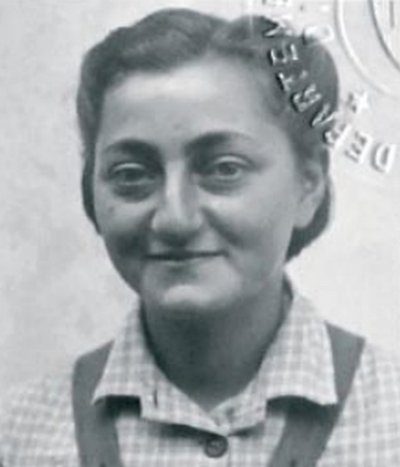 Lotte Besag, Foto aus ihrem Flüchtlingsausweis, vermutlich 1943. Foto: Schweizerisches Bundesarchiv