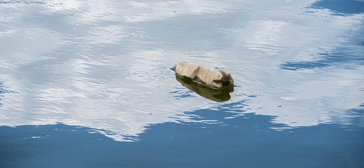Eine kommt selten allein – angeschwemmte Plastikflasche. Fotos: Joachim E. Röttgers