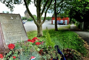 Gedenkstein für die ermordete Polizisten Michèle Kiesewetter in Heilbronn. Foto: Martin Storz