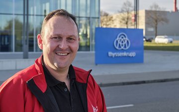 Georgios Triantafillidis, Thyssenkrupp-Betriebsrat. Georgios Triantafillidis, Thyssenkrupp-Betriebsrat.