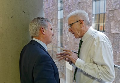 Der Ministerpräsident und sein Stellvertreter werden viel Stoff zum Streiten haben. 
