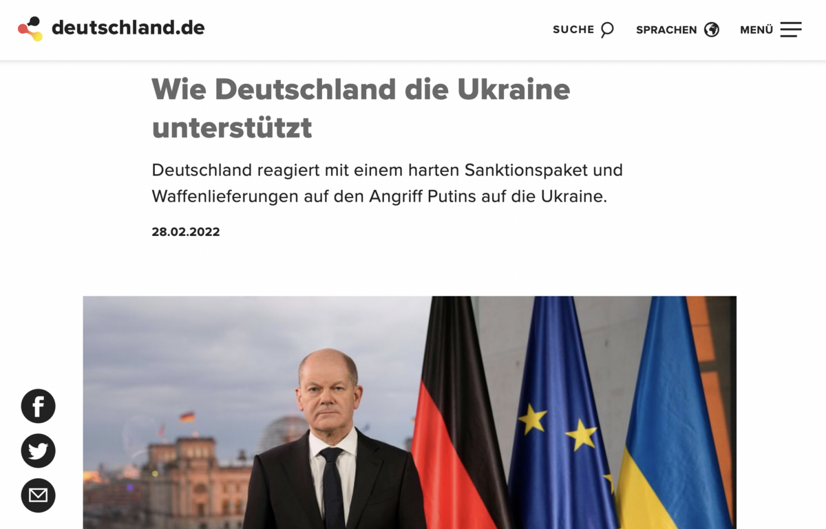 Wahnsinn, was der alles macht: Olaf Scholz auf deutschland.de