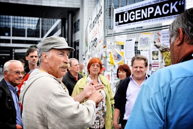 So geht Diskussion und Meinungsaustausch. Foto: Martin Storz