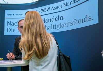 Auch die LBBW war auf der Invest vertreten.