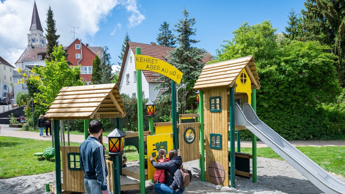 Schon die Kleinen müssen wissen, dass Spielen ohne "Einkehren" kein Leben ist.