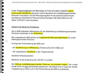 Selbstrettung der Rollifahrer nur eine (dumme) Idee aus der Schlichtung?