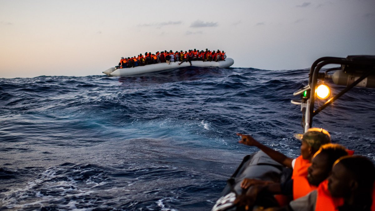 Lebensbedrohliche Überfahrt. 