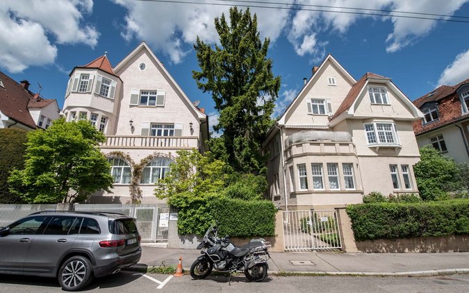 Ihre Erstlingswerke: die beiden Villen in der Stuttgarter Hauptmannsreute. Foto: Jens Volle Ihre Erstlingswerke: die beiden Villen in der Stuttgarter Hauptmannsreute. Foto: Jens Volle