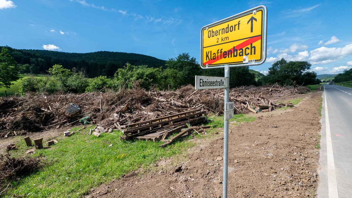 Den Ortsteil Klaffenbach hat die reißende Wieslauf am heftigsten erwischt. Den Ortsteil Klaffenbach hat die reißende Wieslauf am heftigsten erwischt.