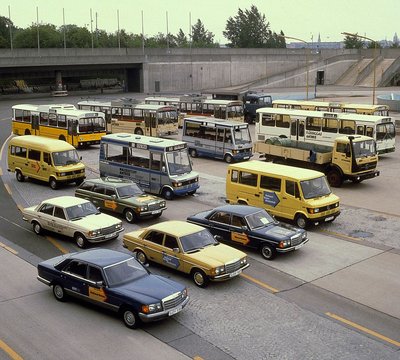 Alles schon getestet: alternative Antriebe bei Daimler, 1981 in Untertürkheim.