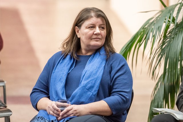 Angela Barazzutti hofft auf mehr Solidarität und kollektive Aktionen im Häuserkampf. Angela Barazzutti hofft auf mehr Solidarität und kollektive Aktionen im Häuserkampf.